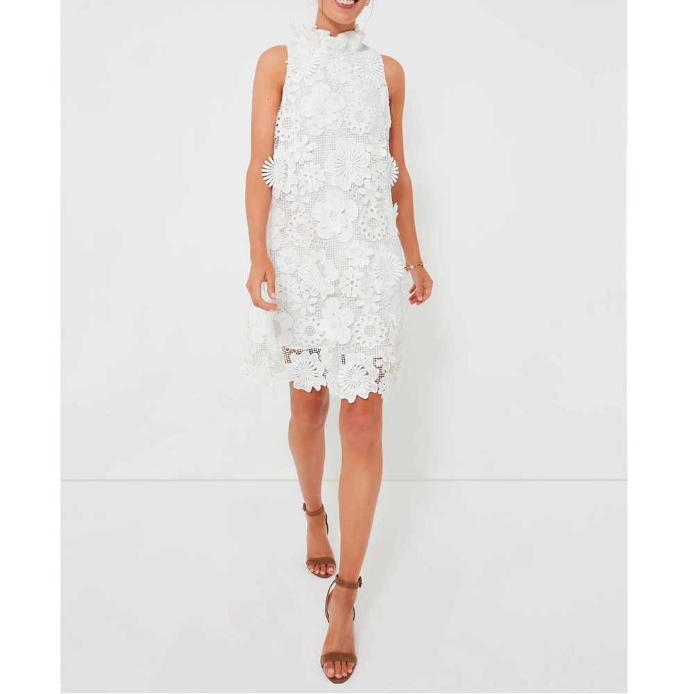 TUCKERNUCK NEW Blanc Guipure Lace Blythe Dress - Picture 3 of 12
